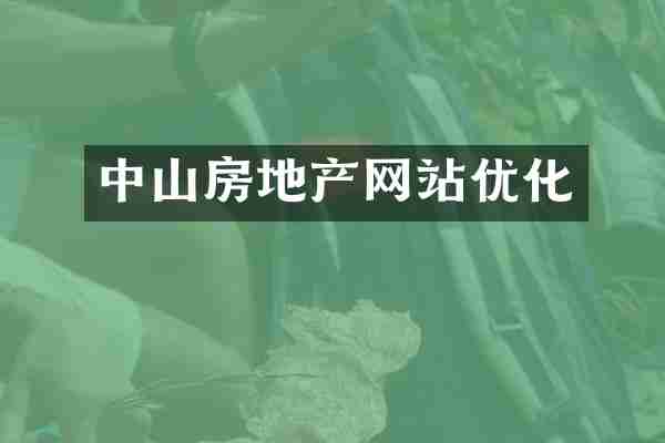 中山房地产网站优化