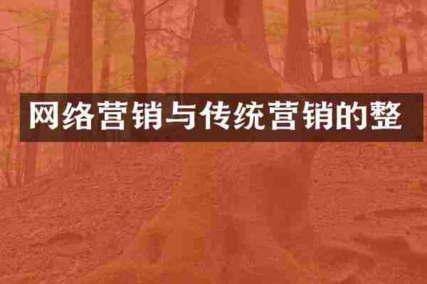 网络营销与传统营销的整