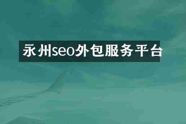 永州seo外包服务平台