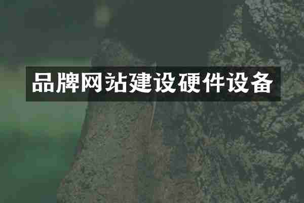 品牌网站建设硬件设备