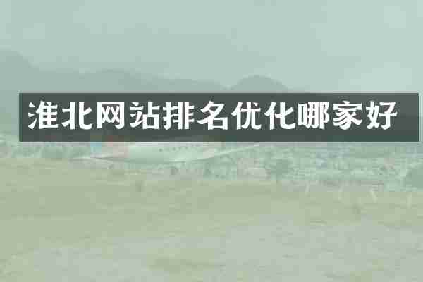 淮北网站排名优化哪家好