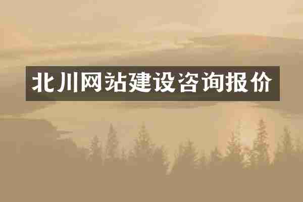 北川网站建设咨询报价