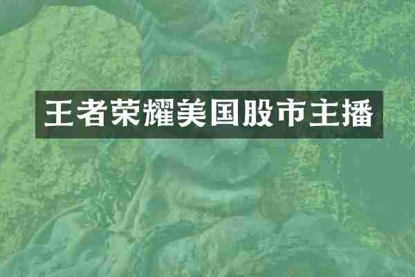 王者荣耀美国股市主播