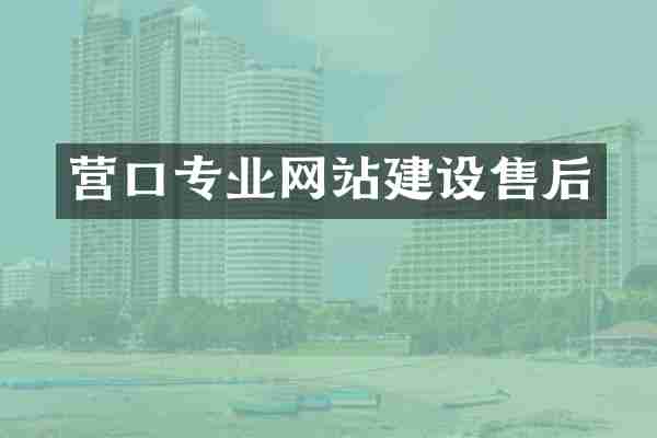 营口专业网站建设售后