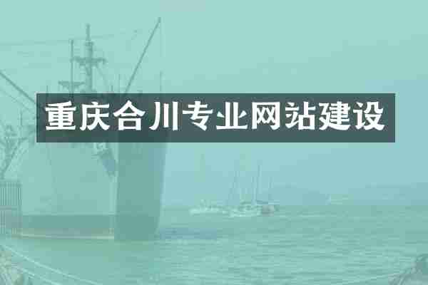 重庆合川专业网站建设