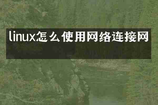 linux怎么使用网络连接网络