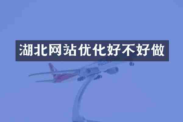 湖北网站优化好不好做