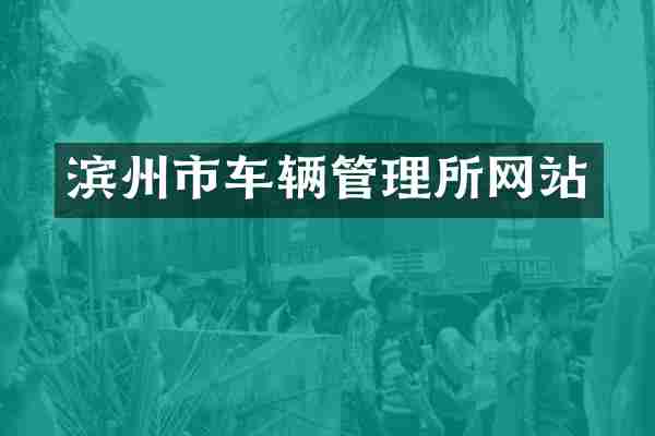 滨州市车辆管理所网站