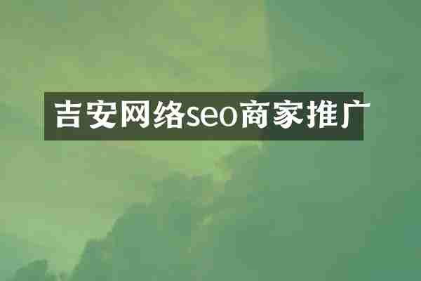 吉安网络seo商家推广