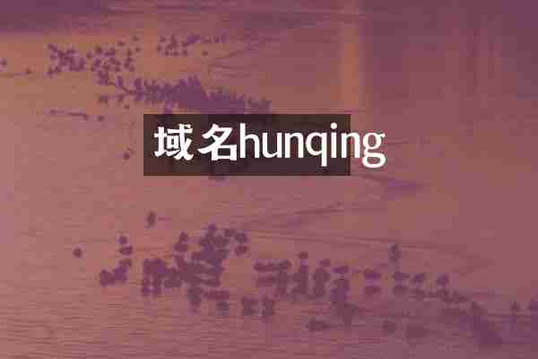 域名hunqing