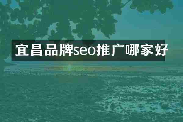 宜昌品牌seo推广哪家好
