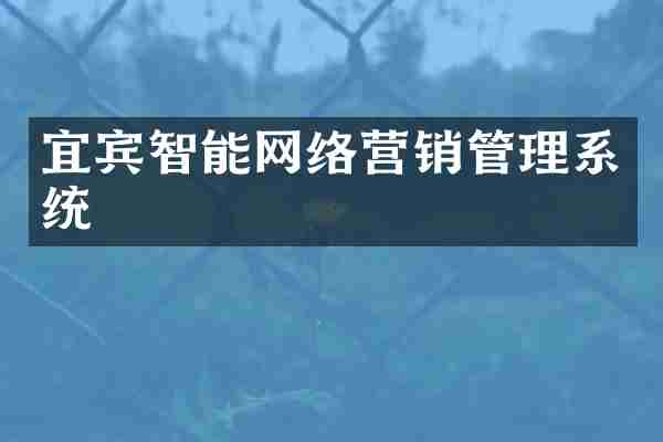 宜宾智能网络营销管理系统