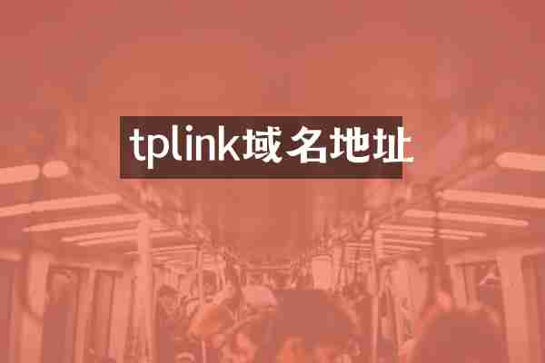 tplink域名地址