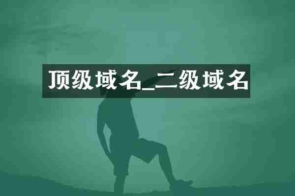 顶级域名_二级域名