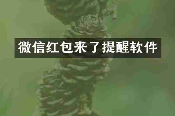 微信红包来了提醒软件