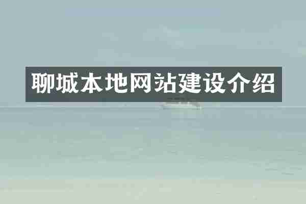 聊城本地网站建设介绍