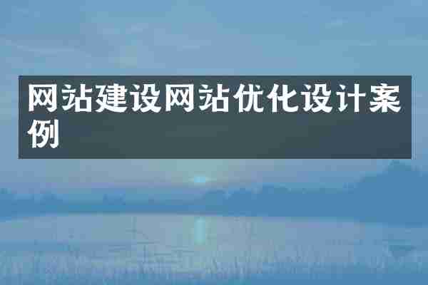 网站建设网站优化设计案例