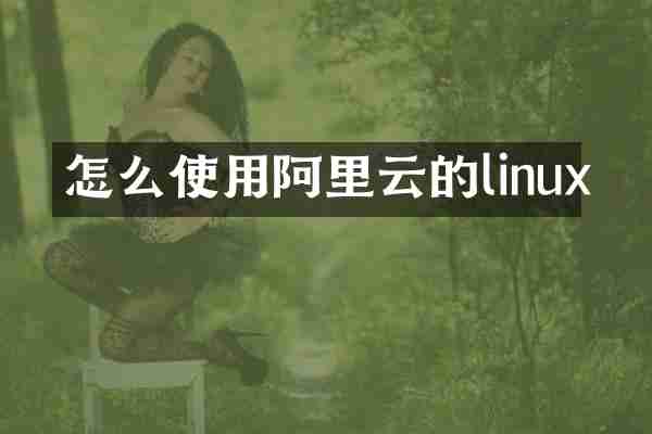 怎么使用阿里云的linux