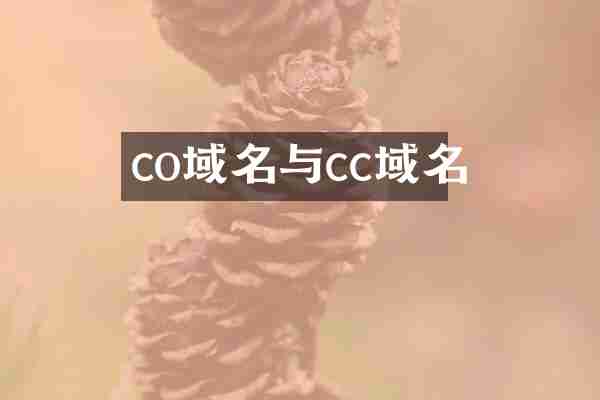co域名与cc域名