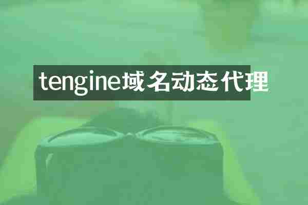 tengine域名动态代理