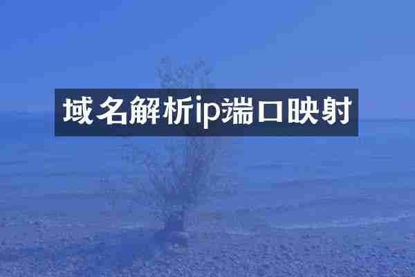 域名解析ip端口映射