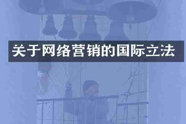关于网络营销的国际立法