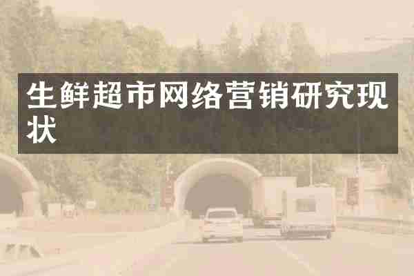 生鲜超市网络营销研究现状
