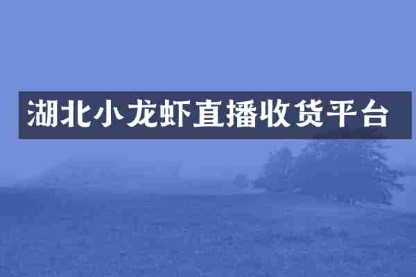 湖北小龙虾直播收货平台