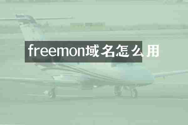 freemon域名怎么用