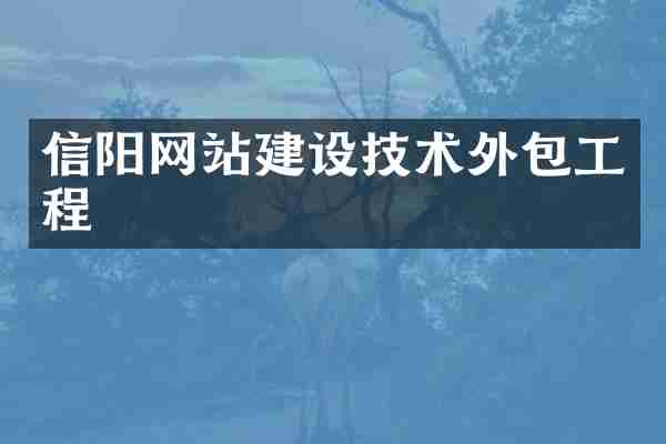 信阳网站建设技术外包工程