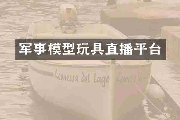 军事模型玩具直播平台