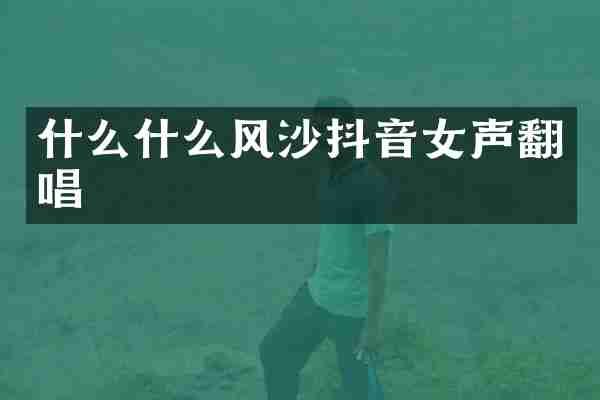 什么什么风沙抖音女声翻唱