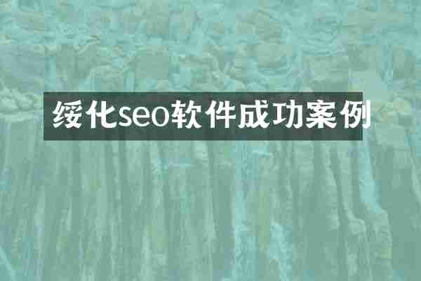 绥化seo软件成功案例