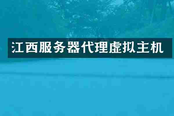 江西服务器代理虚拟主机