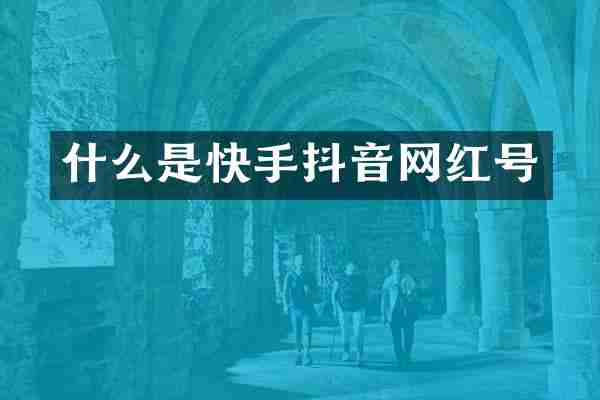 什么是快手抖音网红号