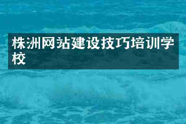 株洲网站建设技巧培训学校