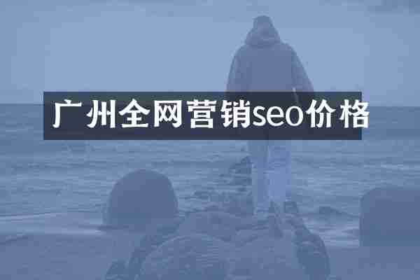 广州全网营销seo价格