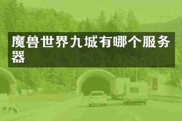 魔兽世界九城有哪个服务器
