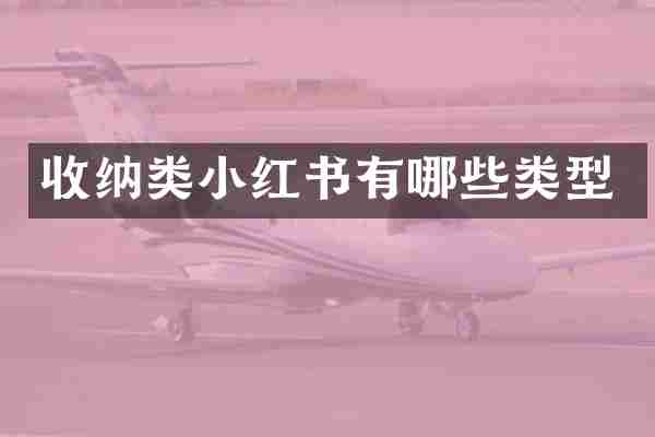 收纳类小红书有哪些类型