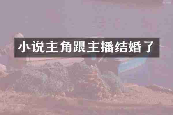 小说主角跟主播结婚了