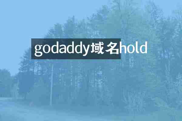 godaddy域名hold
