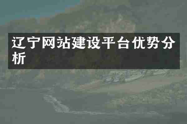 辽宁网站建设平台优势分析