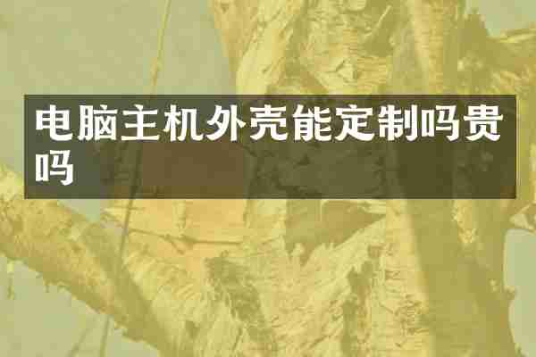 电脑主机外壳能定制吗贵吗