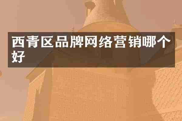 西青区品牌网络营销哪个好