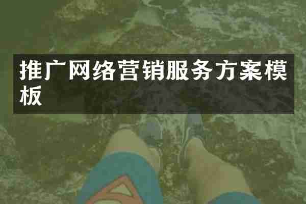 推广网络营销服务方案模板