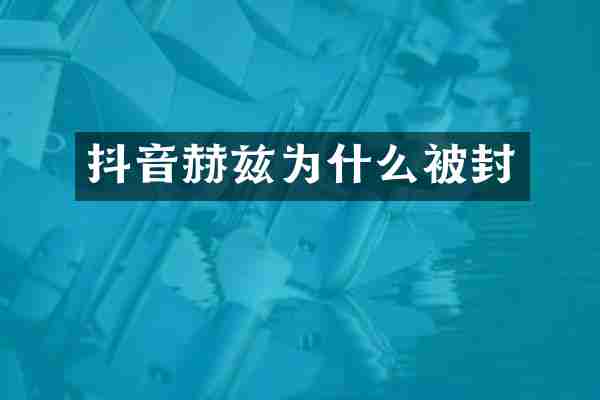 抖音赫兹为什么被封