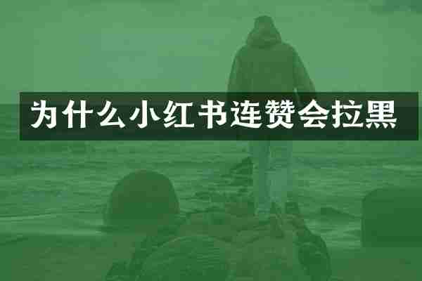 为什么小红书连赞会拉黑