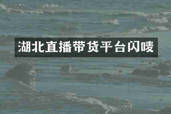 湖北直播带货平台闪唛