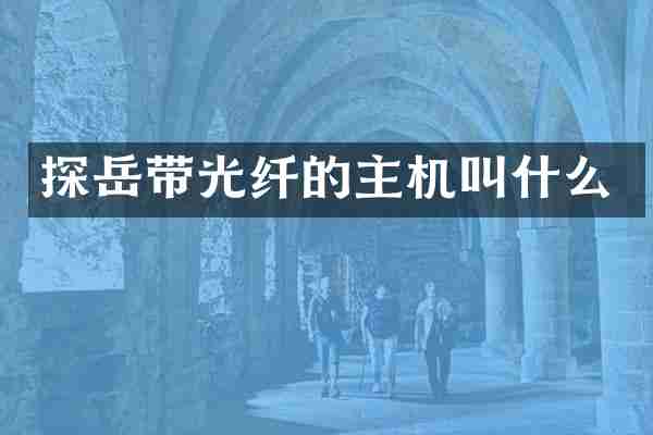 探岳带光纤的主机叫什么