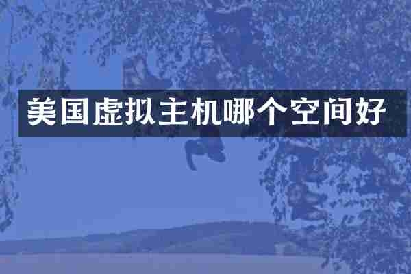 美国虚拟主机哪个空间好